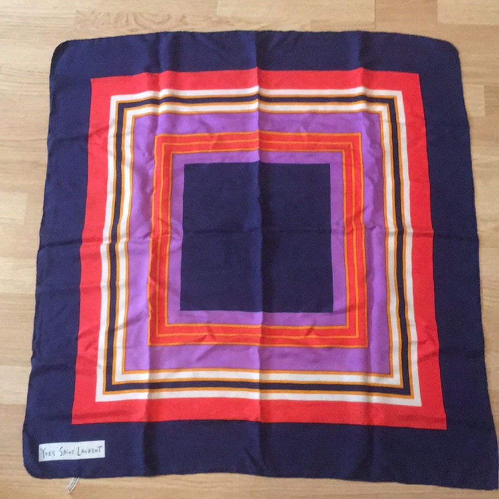 Yves Saint Laurent vintage silk scarf